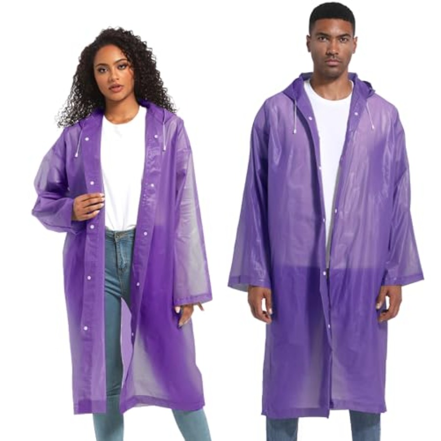 Emergency Poncho Rain - Rain Ponchos for Adults Raincoats 2