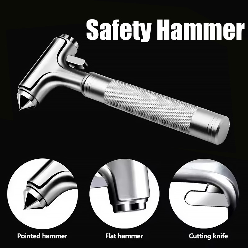 Rescue Rope Throw - Car Safety Hammer Car Window Breaker