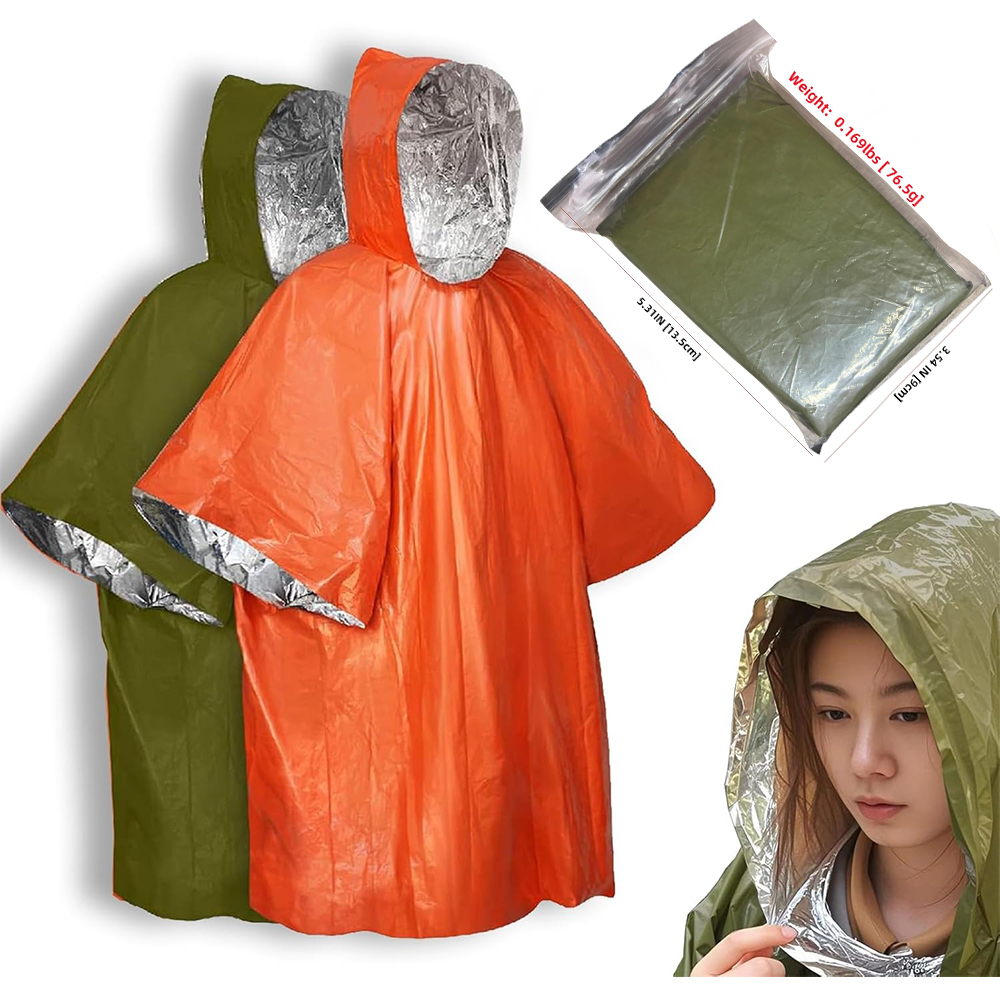 Camping Raincoat Waterproof Su - Survival Blanket Reflective recensie en prijs