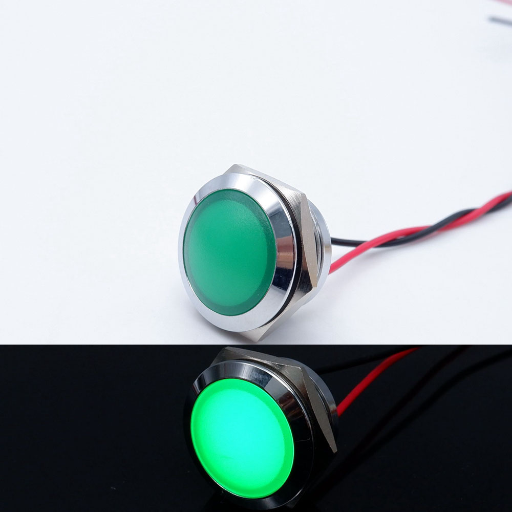 10pcs 12/16/19/22mm Metal LED  - Signal Panel Orange recensie en prijs