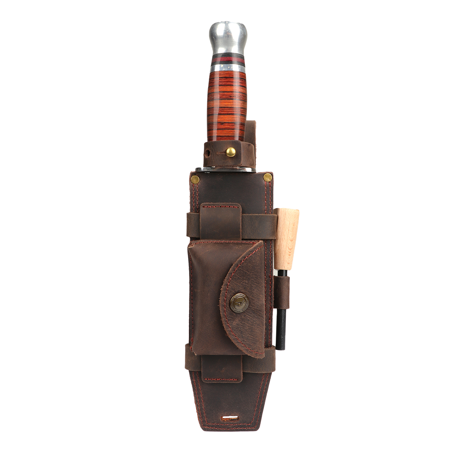 Tourbon Camping Leather thKnif - Bushcraft Knife Fixed recensie en prijs