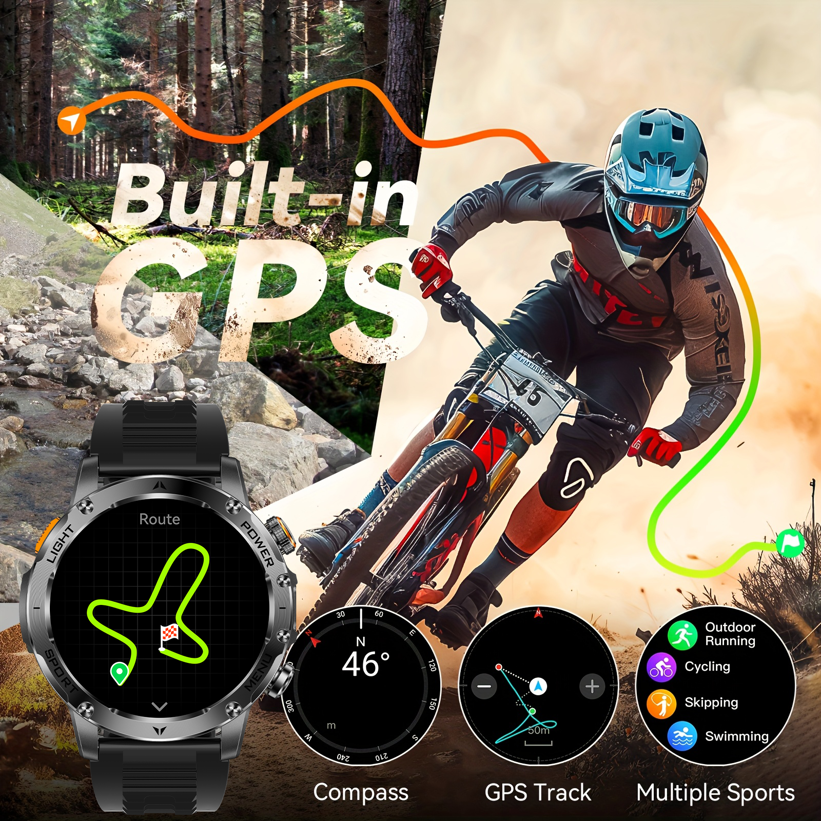 2025 New GPS Outdoor Sports Sm - Compass Lensatic recensie en prijs