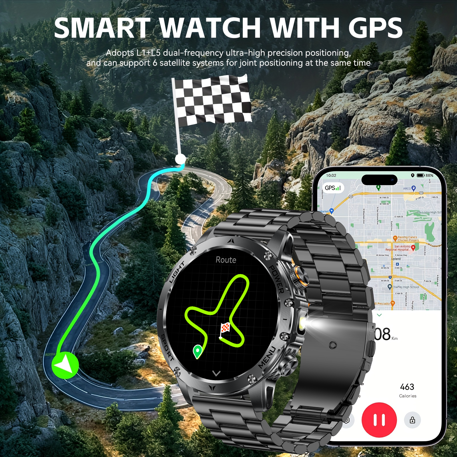 2025 New GPS Outdoor Sports Sm - Compass Lensatic recensie en prijs