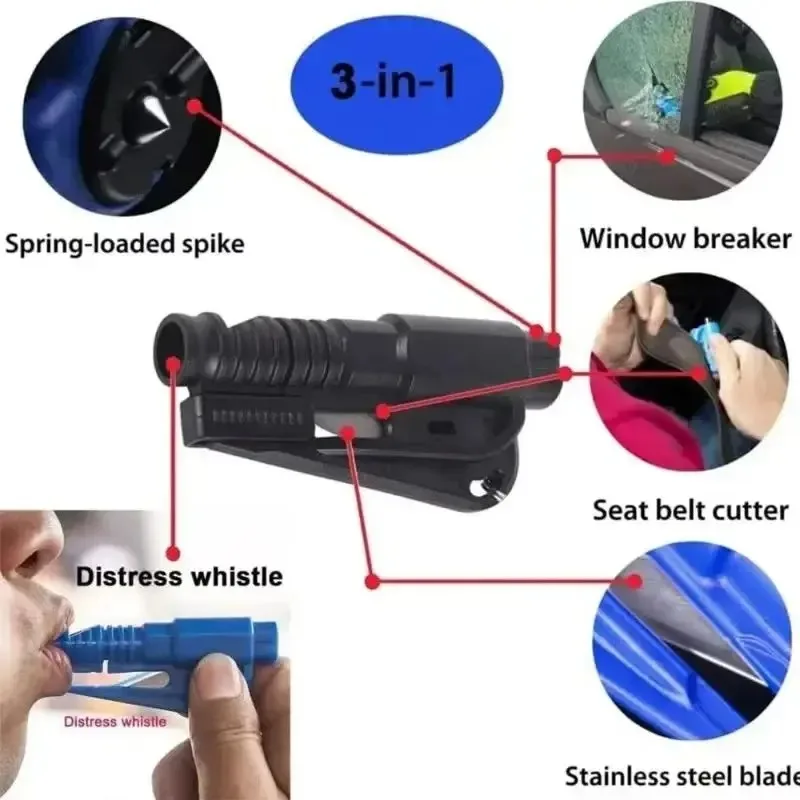 1pc Mini Safety Hammer Keychai - Rescue Rope Throw recensie en prijs