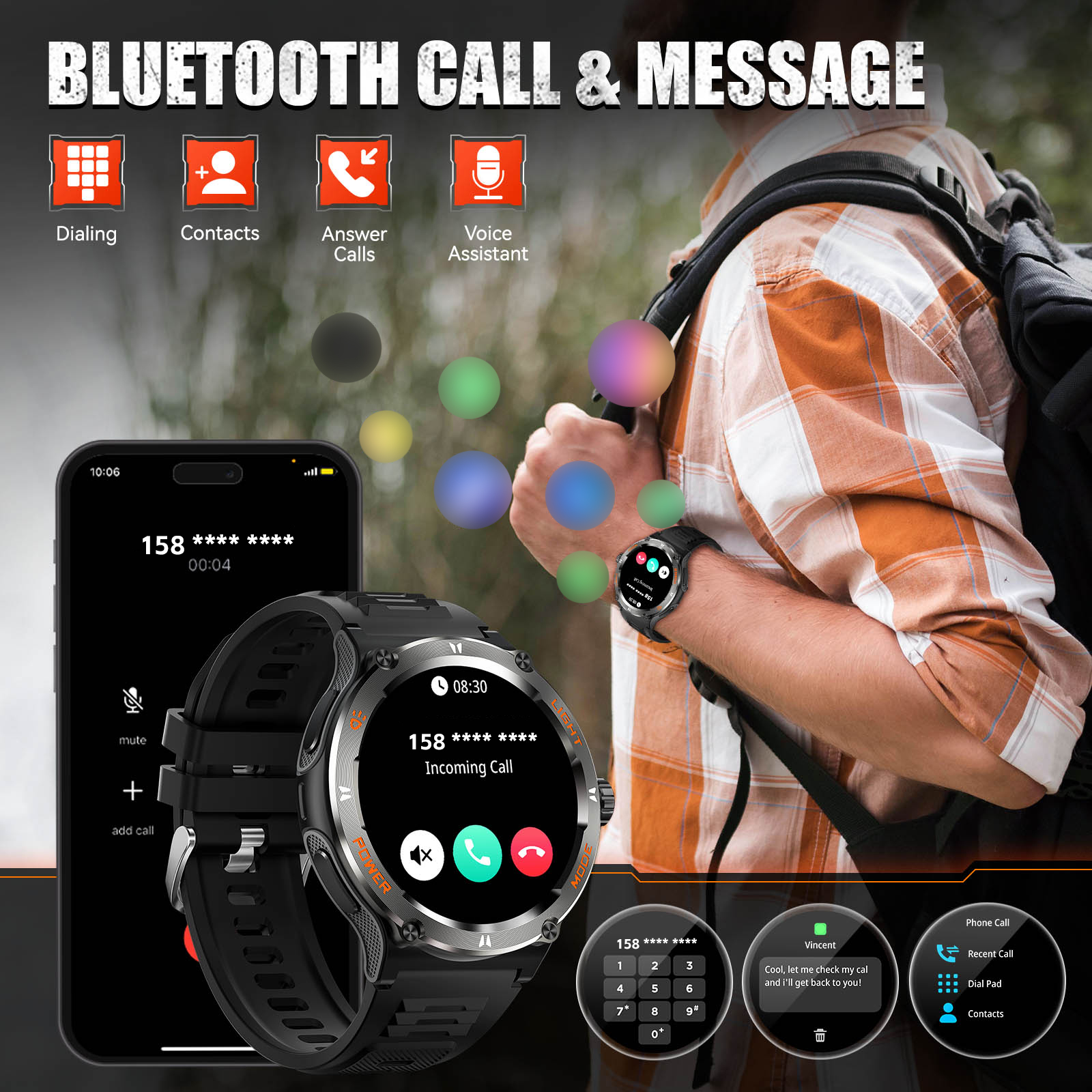 EIGIIS Smart Watch 3ATM Waterp - Compass Lensatic recensie en prijs