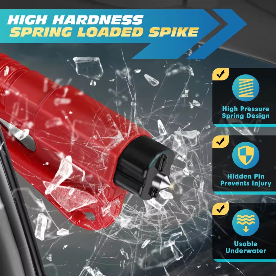 Safety Hammer Car Escape Tool  - Rescue Rope Throw recensie en prijs