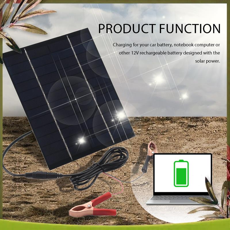 AB98-5.5W 12V Solar Panel Batt - Solar Emergency Charger recensie en prijs