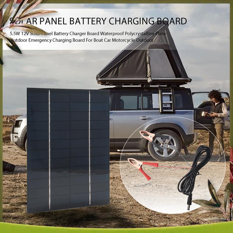 AB98-5.5W 12V Solar Panel Batt - Solar Emergency Charger recensie en prijs