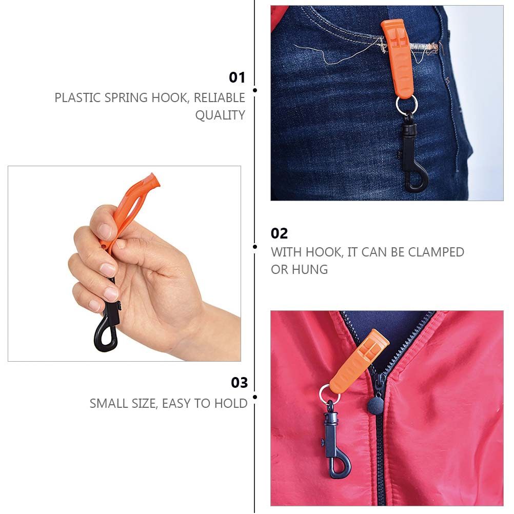 10Pcs Rescue Whistles Plastic  - Emergency Whistle Loud recensie en prijs