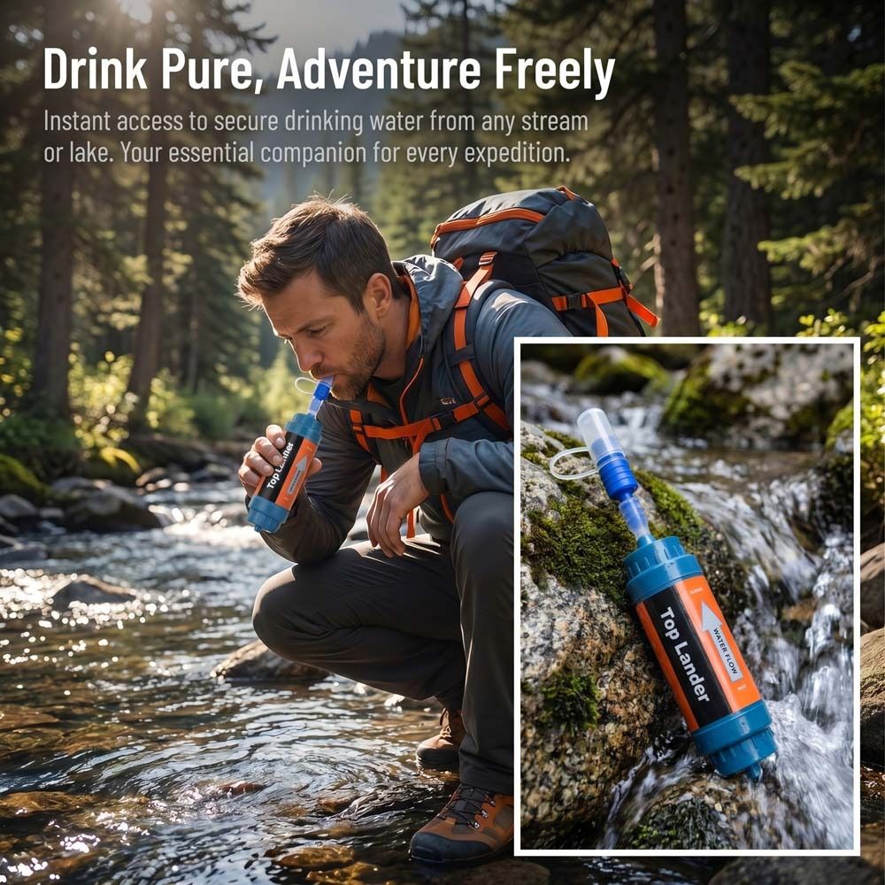 Mini Mini Water Filter Straw S - Water Purification Straw recensie en prijs