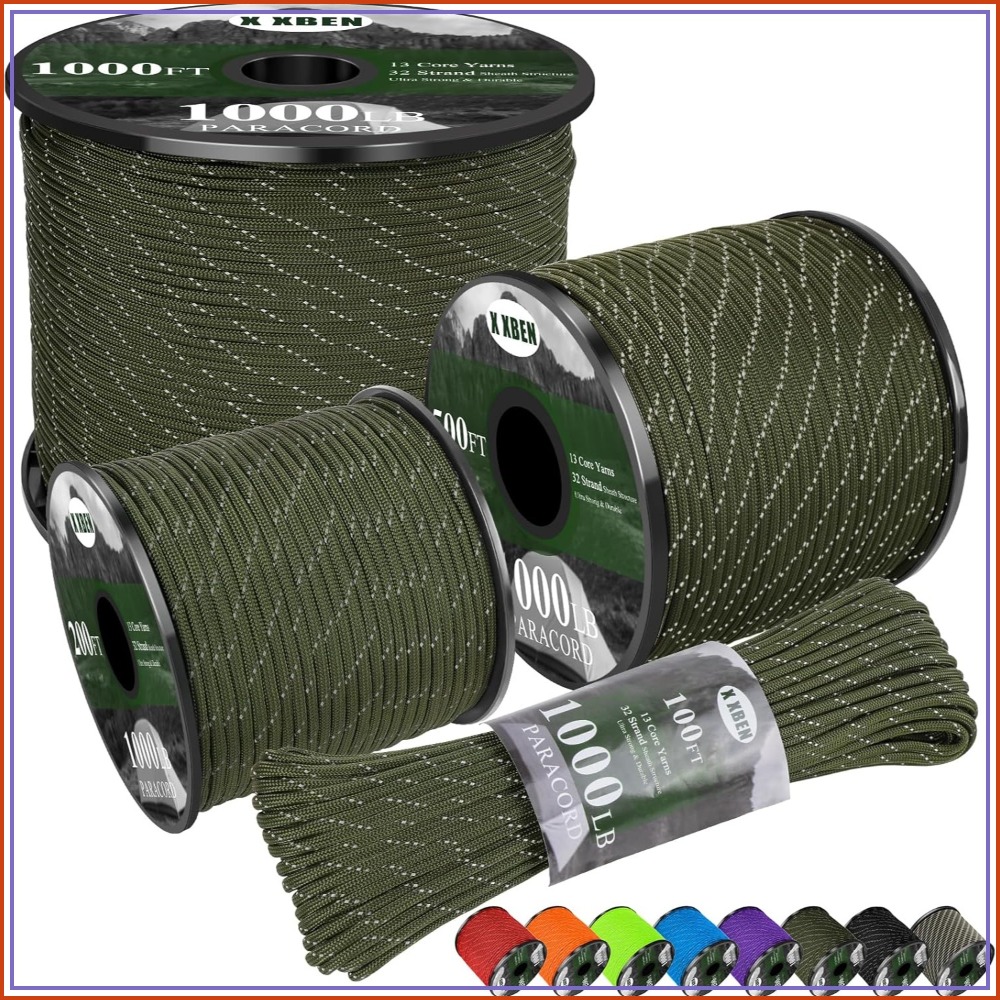 Reflective Paracord 1000lb, 50 - Para Cord 1000Ft recensie en prijs