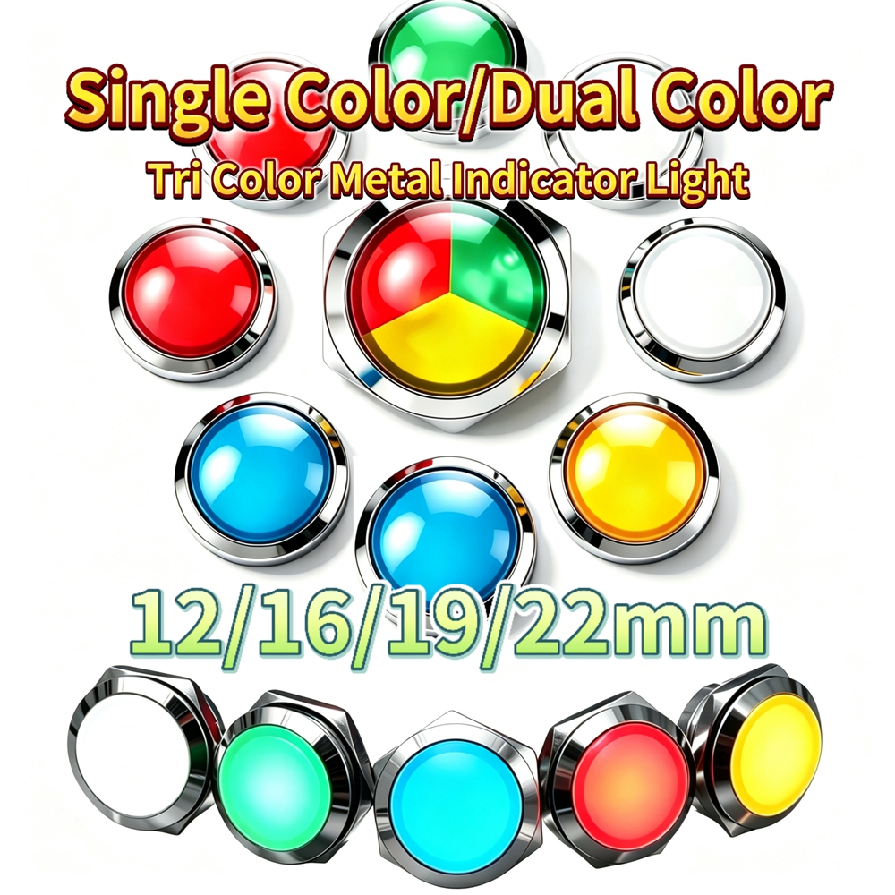 12mm 16mm 19mm 22mm Metal LED  - Signal Panel Orange recensie en prijs