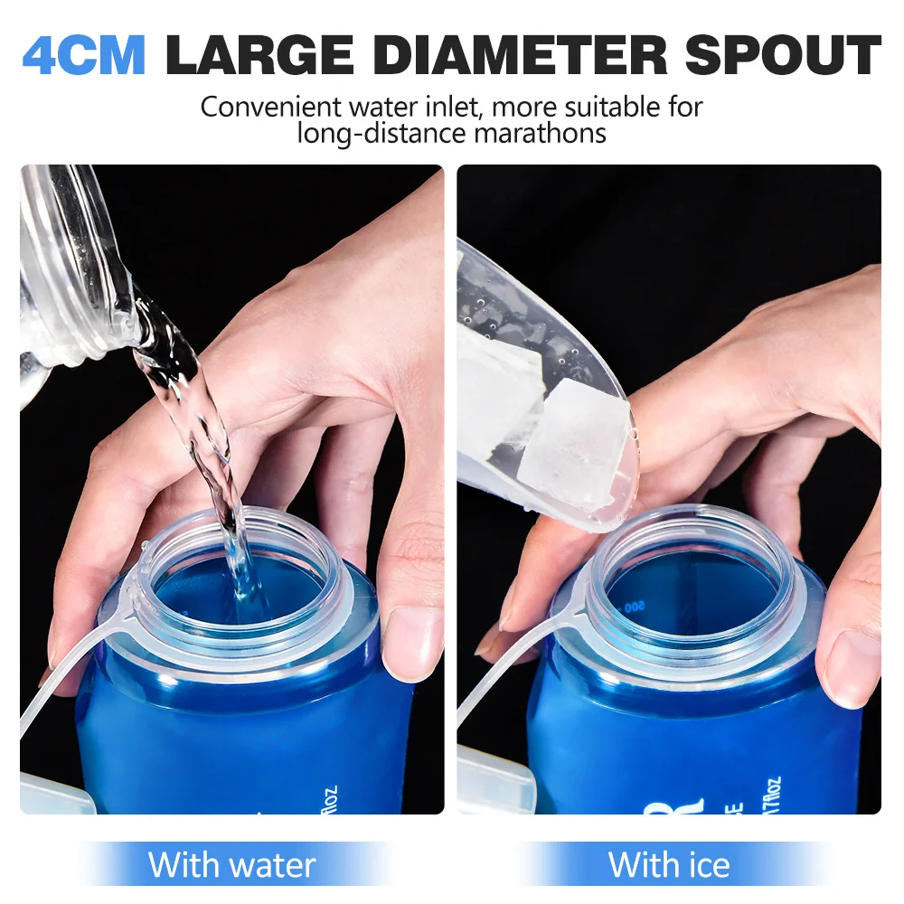 NEWBOLER 300/500ML Water Bottl - Water Bag Collapsible recensie en prijs