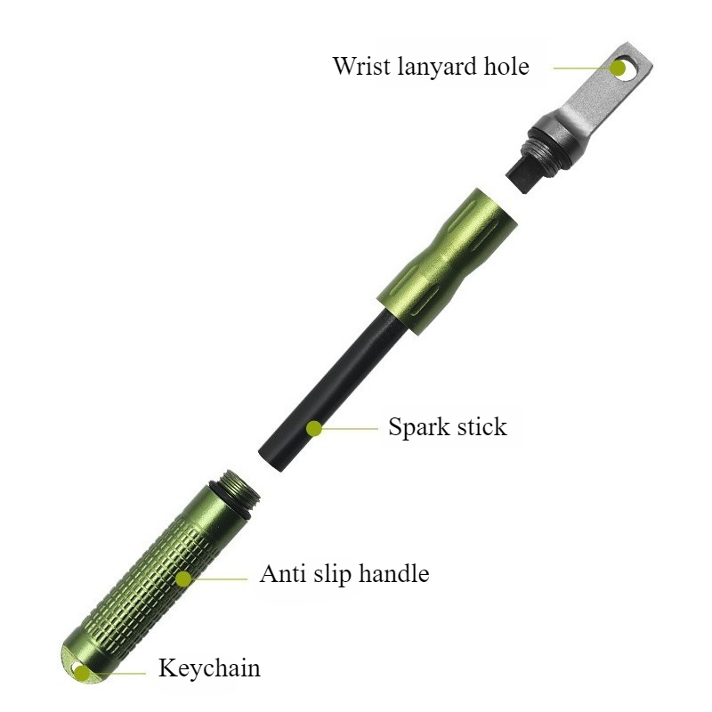 Portable Waterproof Flint Emer - Fire Starting Kit recensie en prijs