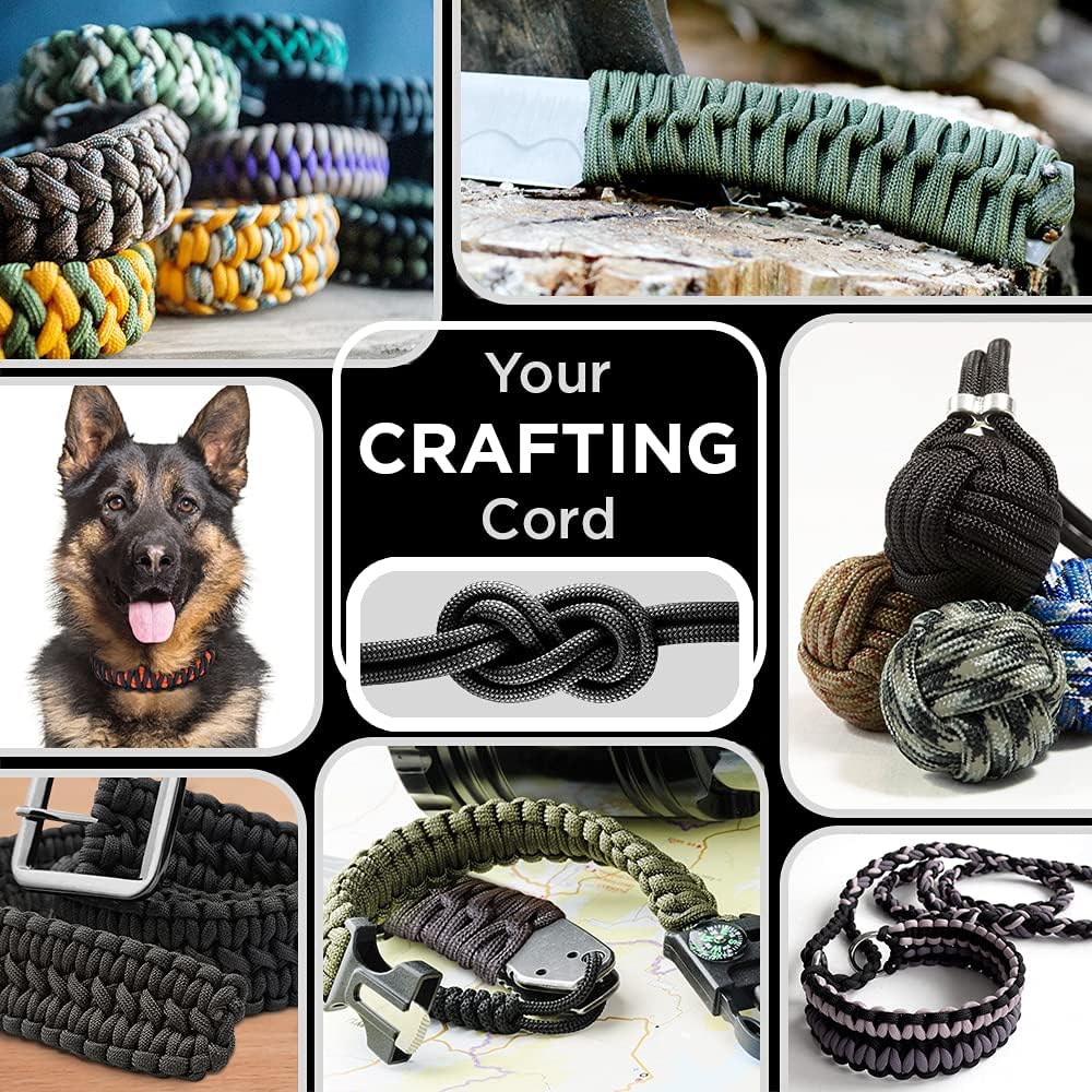 Paracord Type III 550 White 10 - Para Cord 1000Ft recensie en prijs