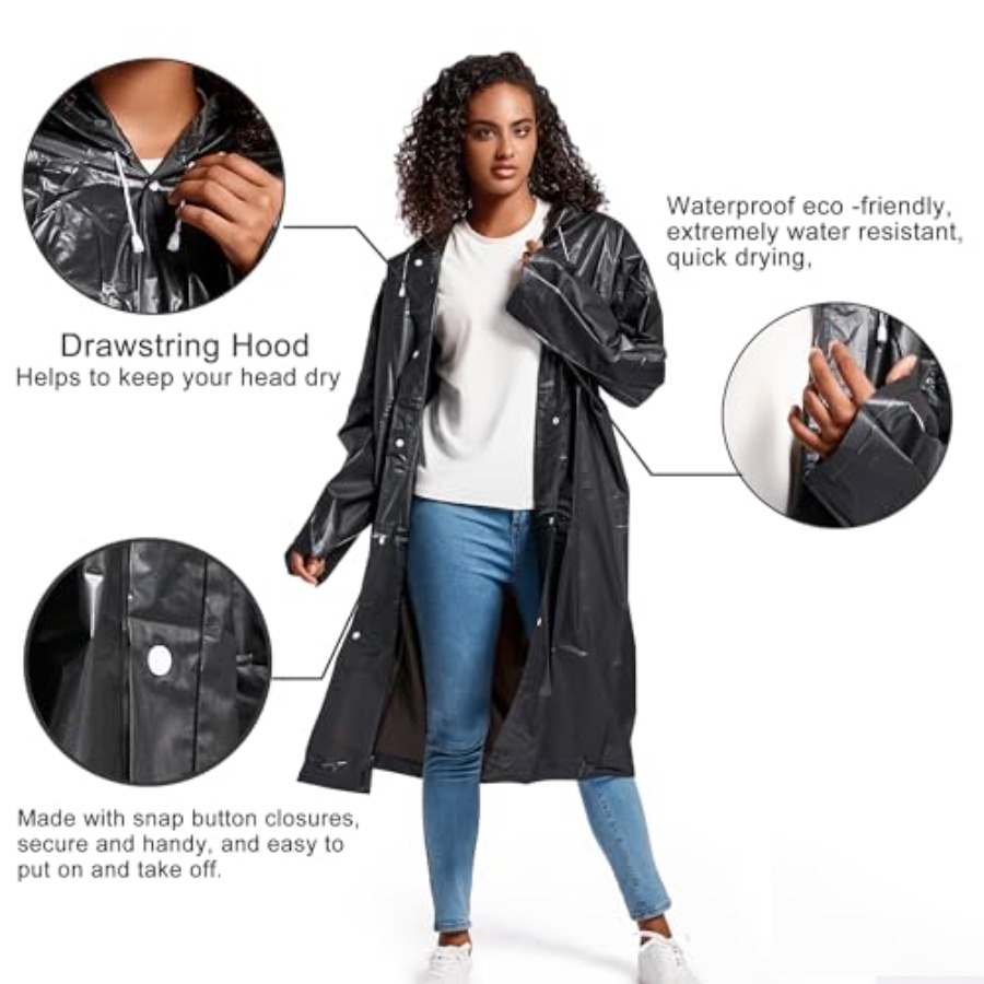 Rain Ponchos for Adults Rainco - Emergency Poncho Rain recensie en prijs