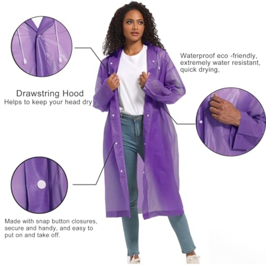 Rain Ponchos for Adults Rainco - Emergency Poncho Rain recensie en prijs
