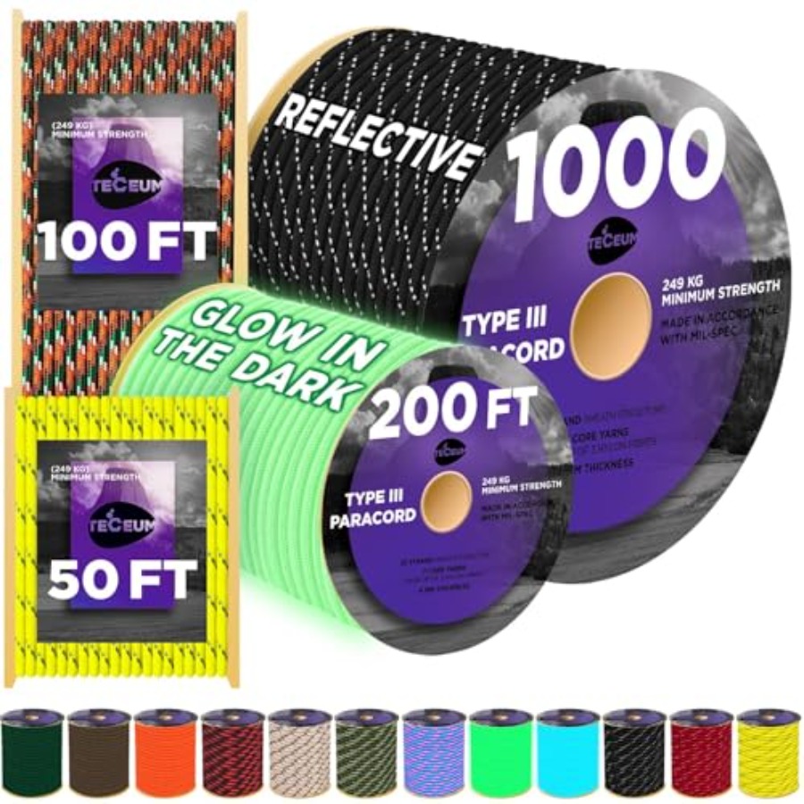 Reflective Paracord Rope 1000  - Para Cord 1000Ft recensie en prijs
