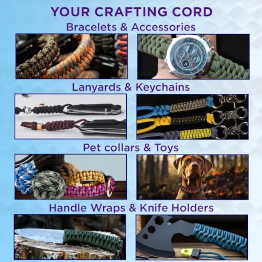 Reflective Paracord Rope 1000  - Para Cord 1000Ft recensie en prijs