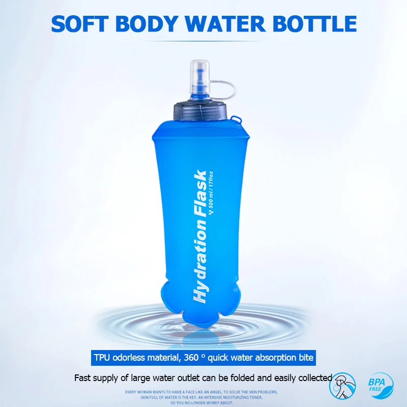 250ml 500ml 750ml Portable Fol - Water Bag Collapsible recensie en prijs