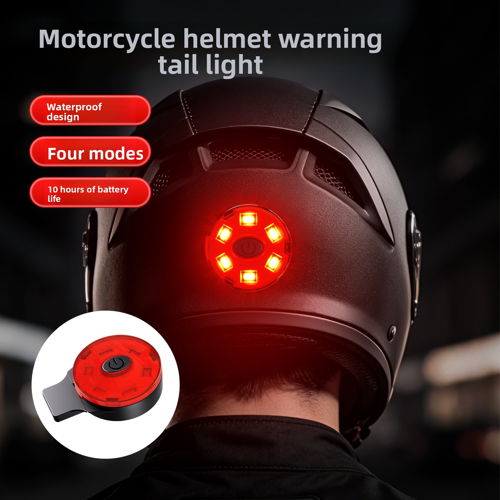 USB Rechargeable LED Helmet Ta - Sos Light Strobe recensie en prijs