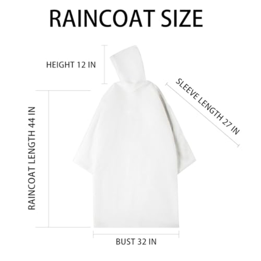 Disposable Rain Ponchos Emerge - Emergency Poncho Rain recensie en prijs