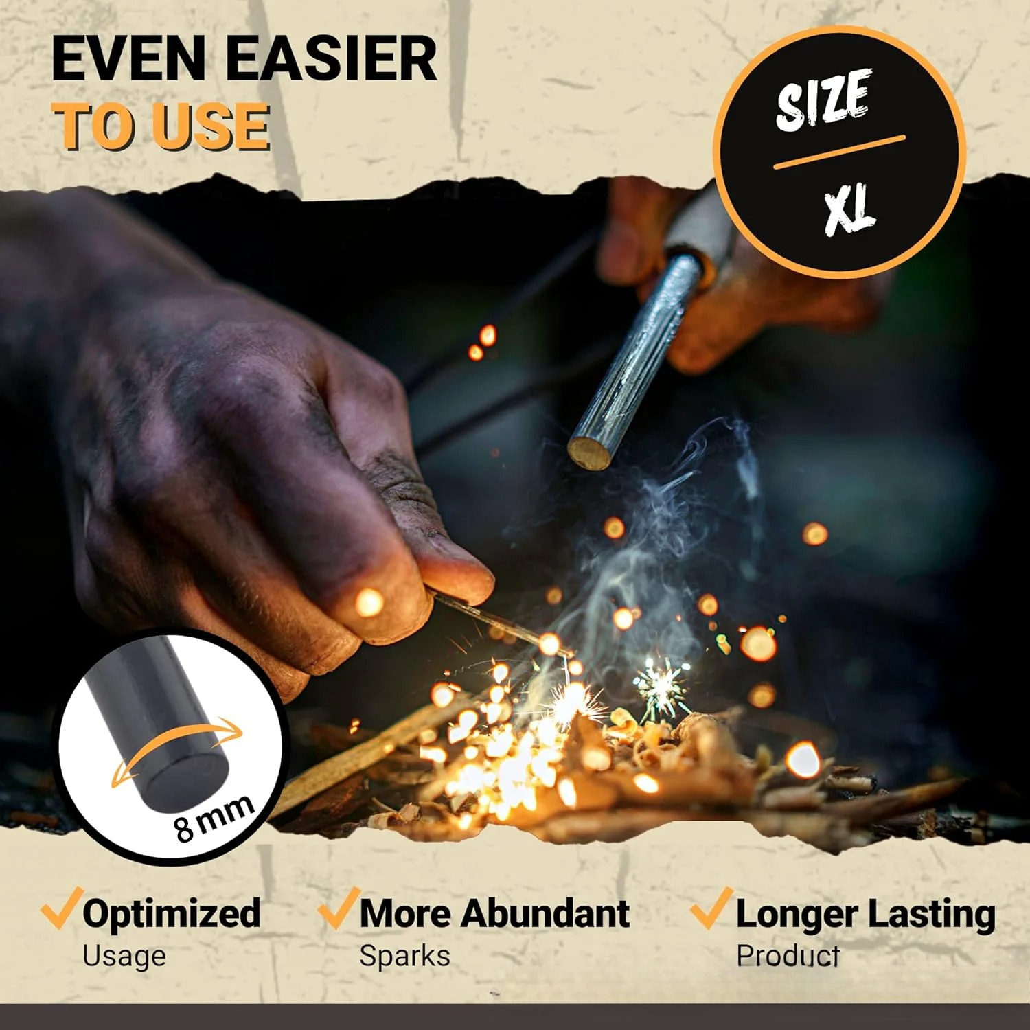 Portable Outdoor Flint and Ste - Magnesium Fire Starter recensie en prijs