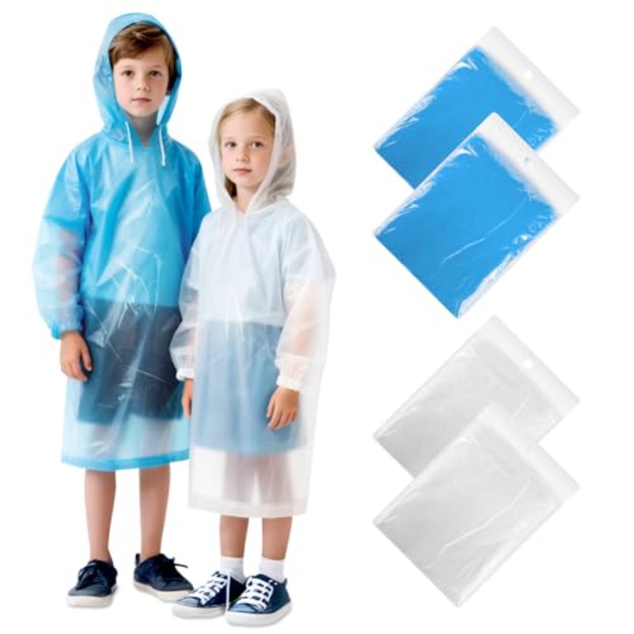 GAOHUI 4/6 Pack Disposable Rai - Emergency Poncho Rain recensie en prijs