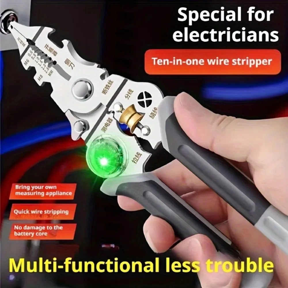 10 in 1 Wire Stripper with Ele - Multi Tool Plier recensie en prijs