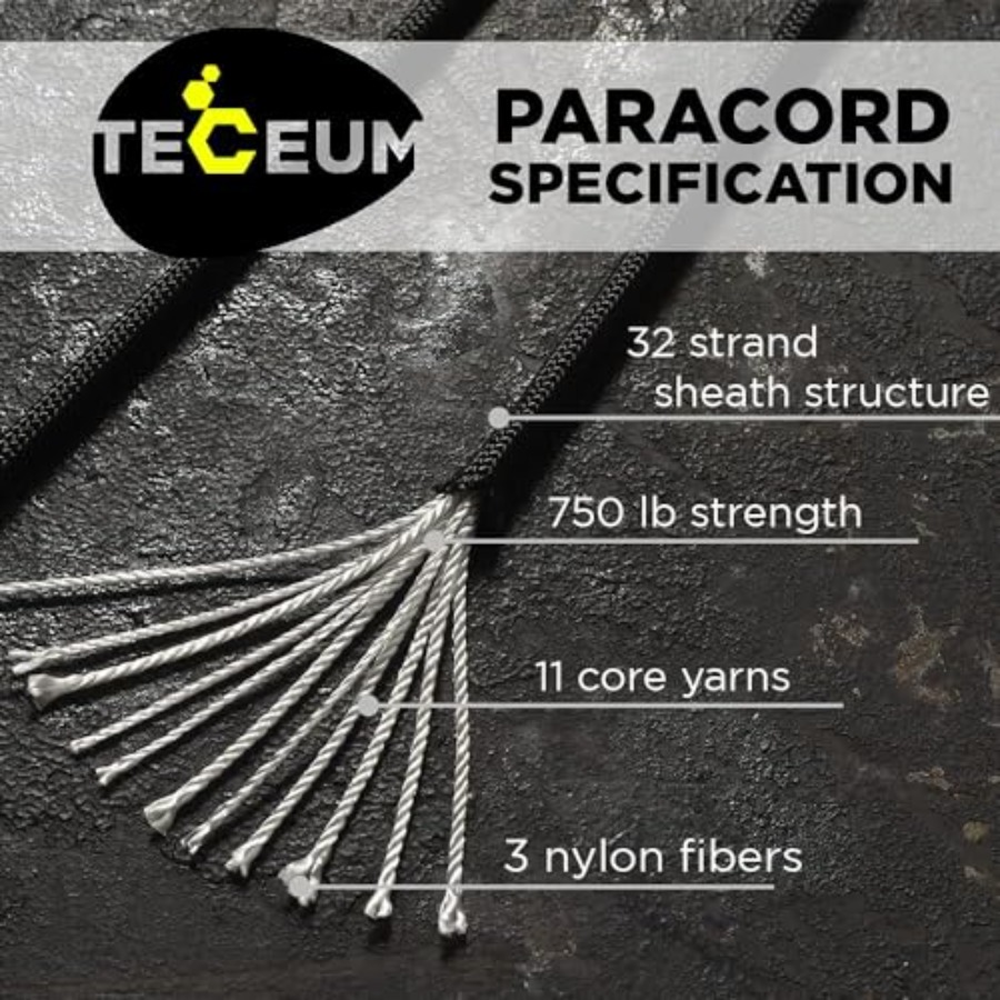 Paracord Rope 750 lb 1000ft/ 2 - Para Cord 1000Ft recensie en prijs