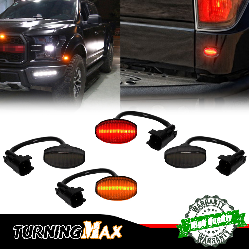 4PCS Smoked Lens Front Amber & - Signal Flare Kit recensie en prijs