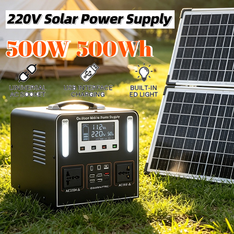 500Wh 500W 220V Portable Power - Solar Emergency Charger recensie en prijs