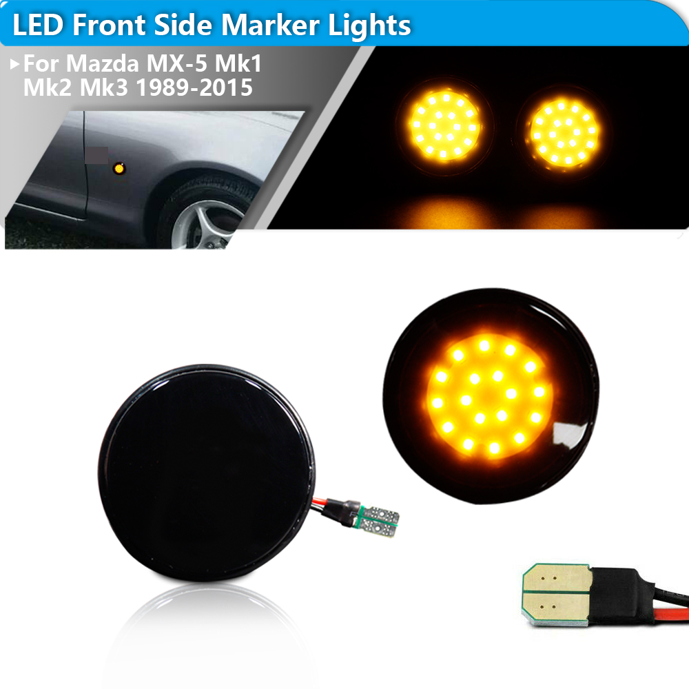2pcs iJDM LED Front Side Marke - Signal Panel Orange recensie en prijs
