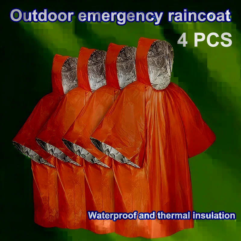 4PCS Emergency Survival Rain H - Survival Blanket Reflective recensie en prijs