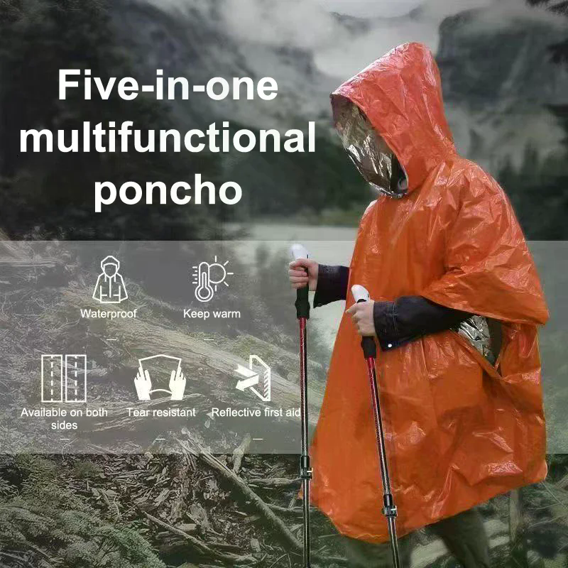 4PCS Emergency Survival Rain H - Survival Blanket Reflective recensie en prijs