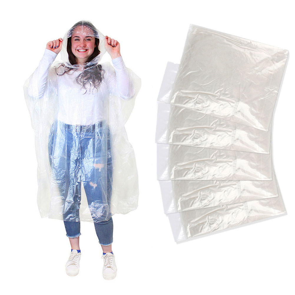 10Pcs Adult Disposable Raincoa - Emergency Poncho Rain recensie en prijs