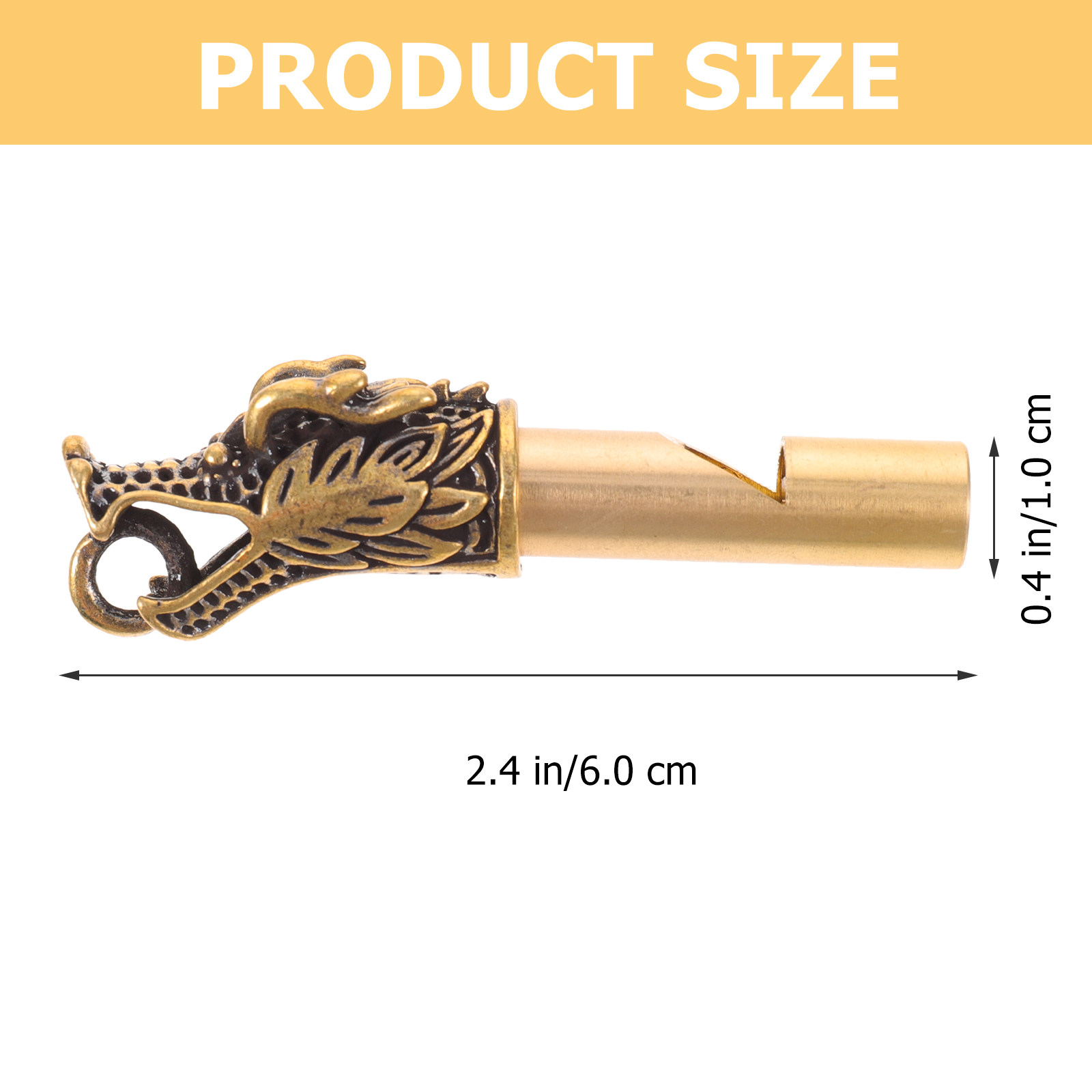 Delicate Brass Whistle Keychai - Emergency Whistle Loud recensie en prijs