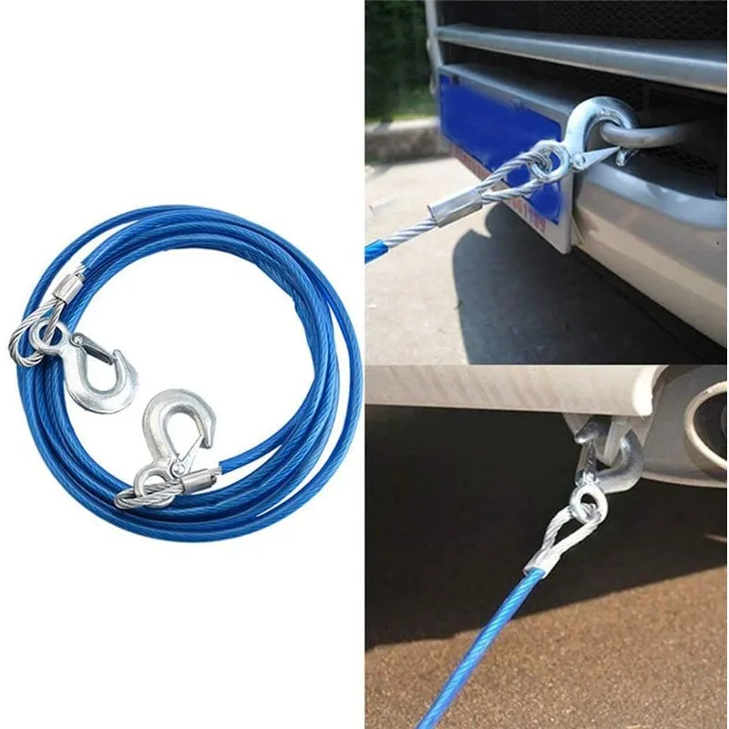 Car Towing Rope 3-7 Tons Steel - Rescue Rope Throw recensie en prijs