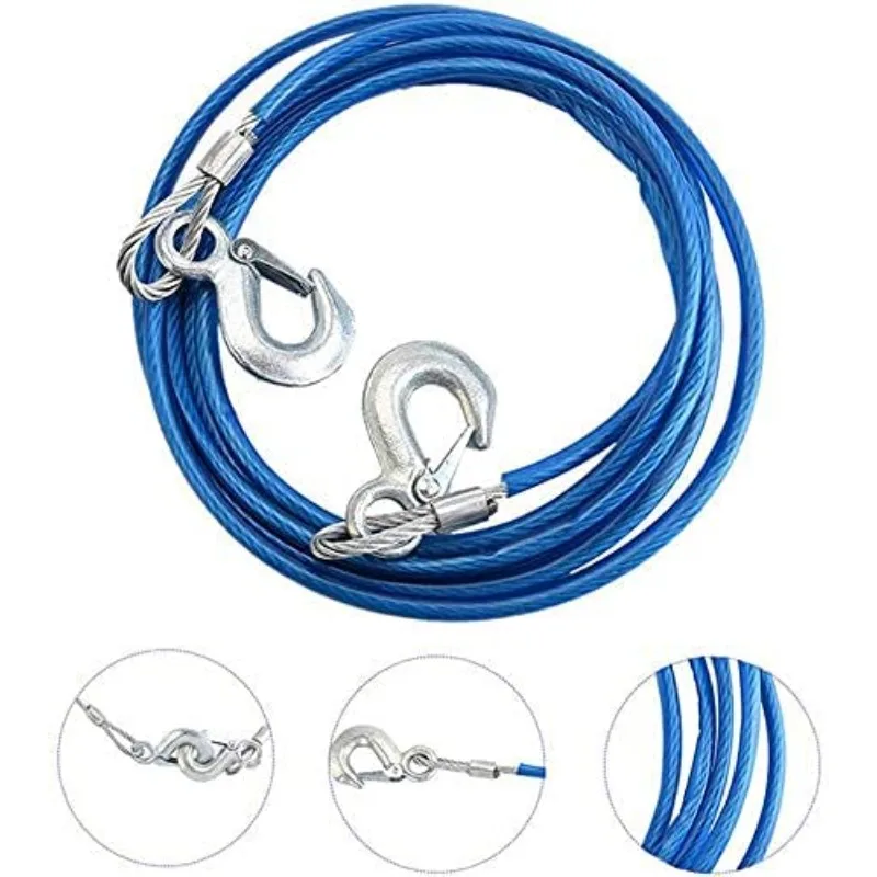 Car Towing Rope 3-7 Tons Steel - Rescue Rope Throw recensie en prijs