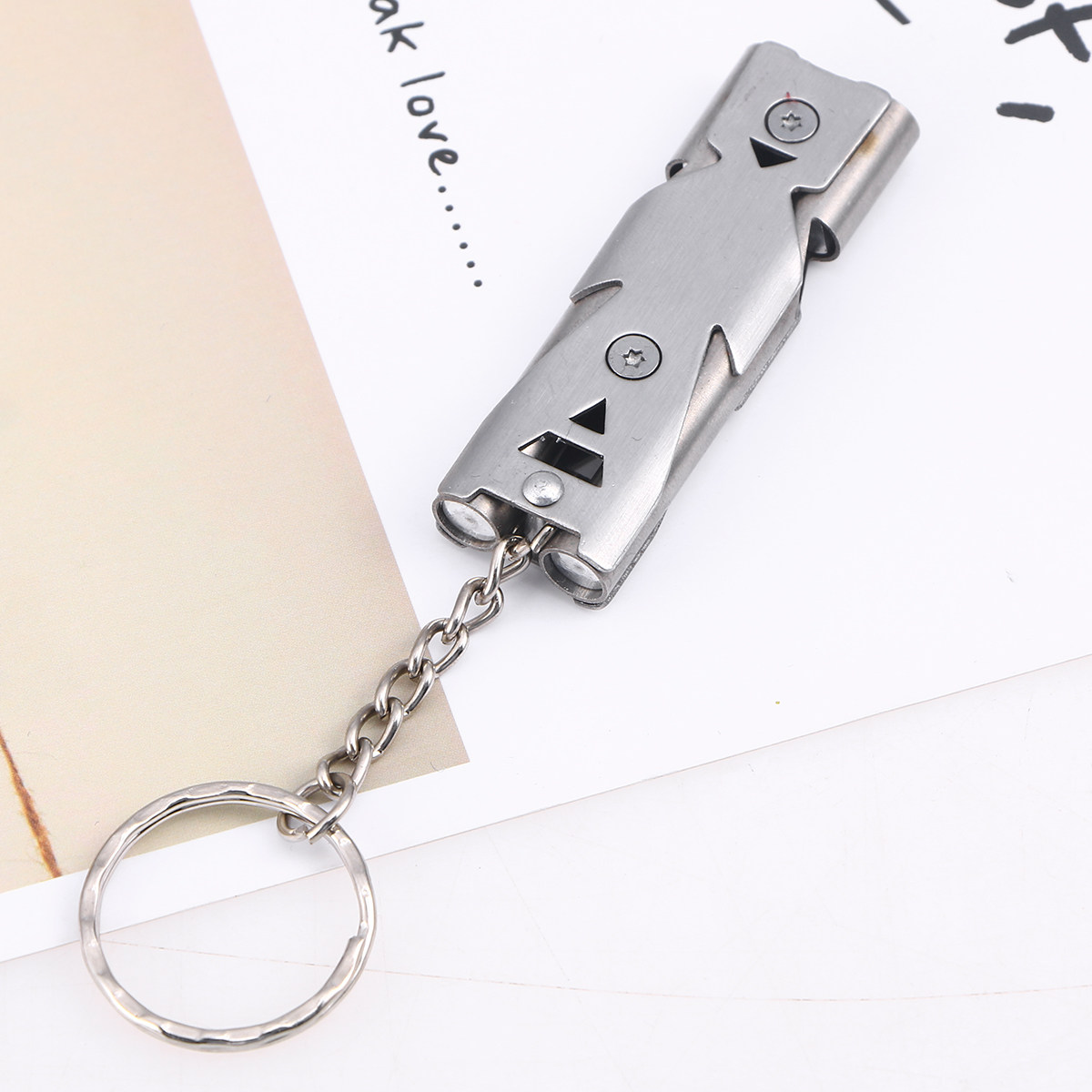 1Pcs Double Tube Survival Whis - Emergency Whistle Loud recensie en prijs