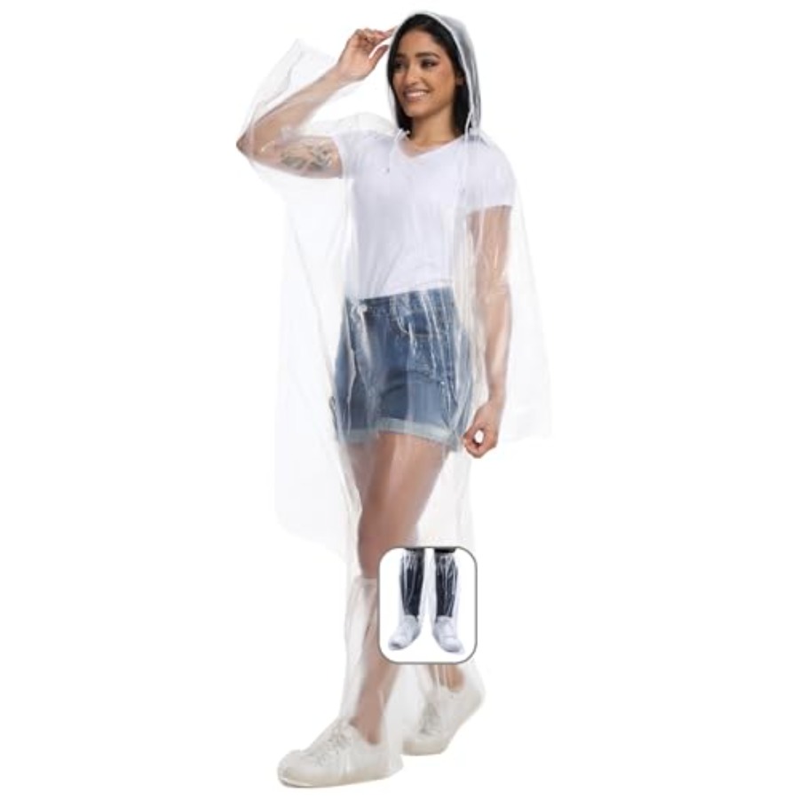 Disposable Rain Ponchos for Ad - Emergency Poncho Rain recensie en prijs