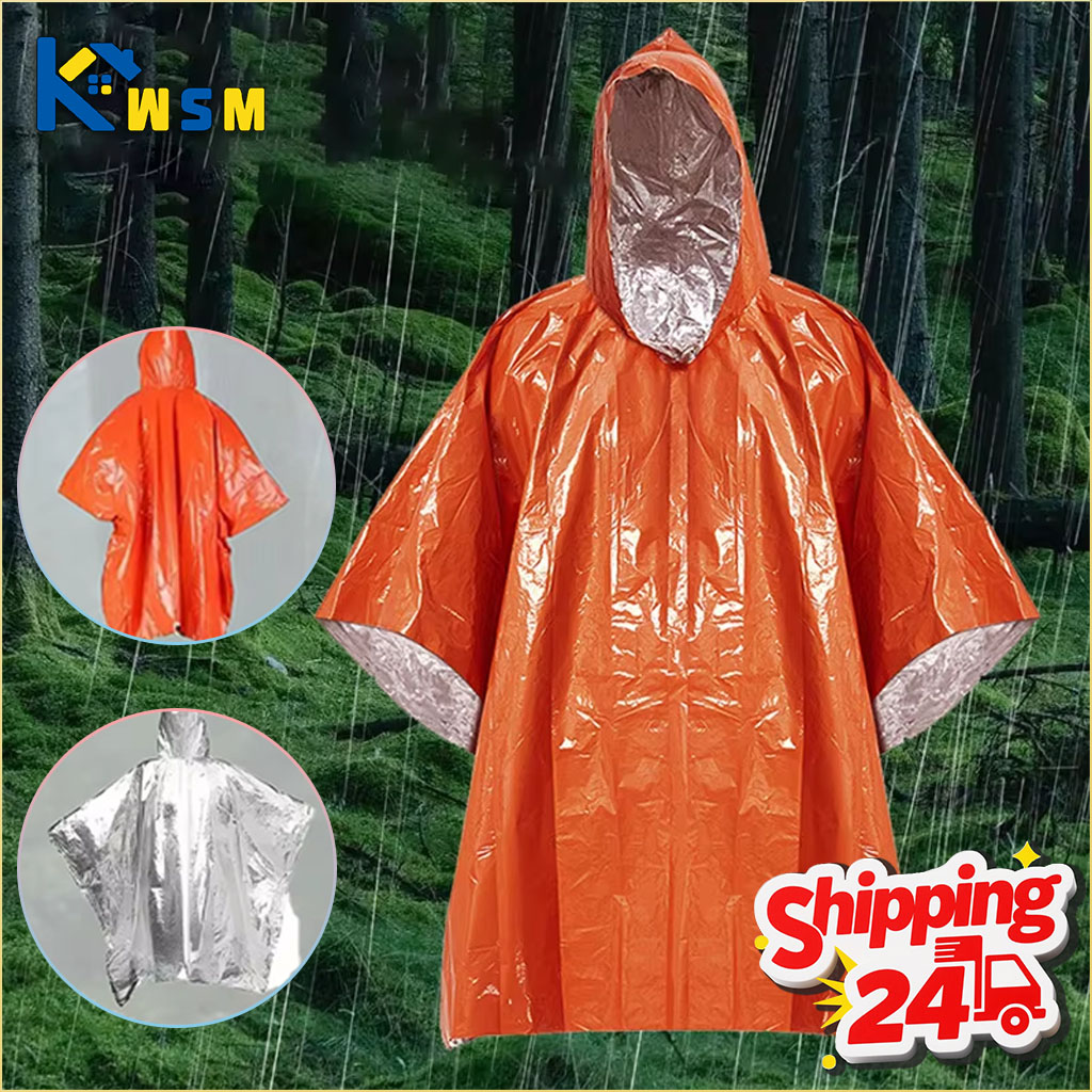 1-10PCS Emergency Blanket Ponc - Survival Blanket Reflective recensie en prijs