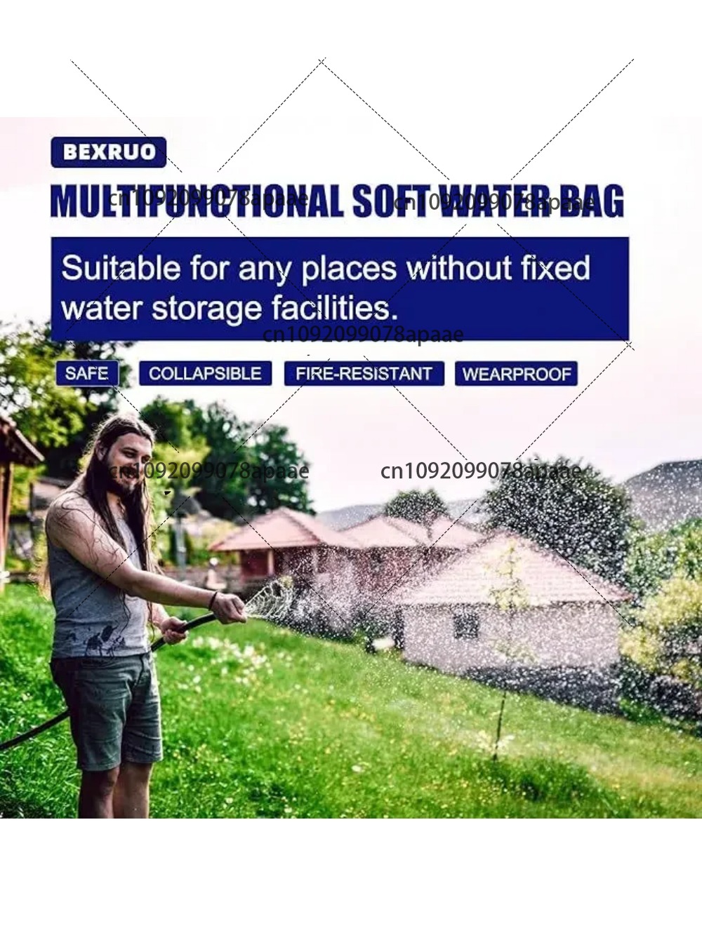 110L PVC Water Storage Bag, Po - Water Bag Collapsible recensie en prijs