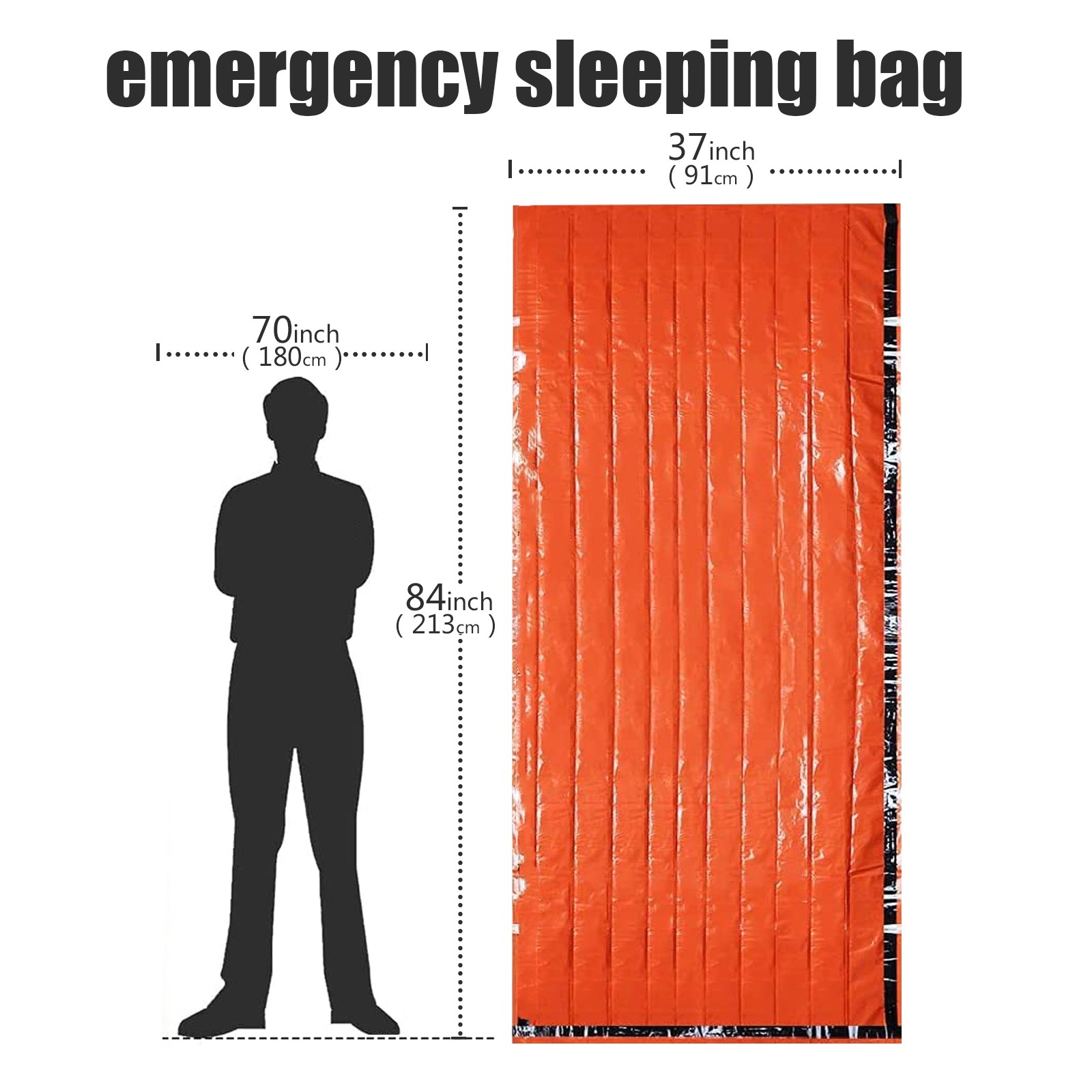 Emergency Sleeping Bag, Mylar  - Emergency Mylar Tent recensie en prijs