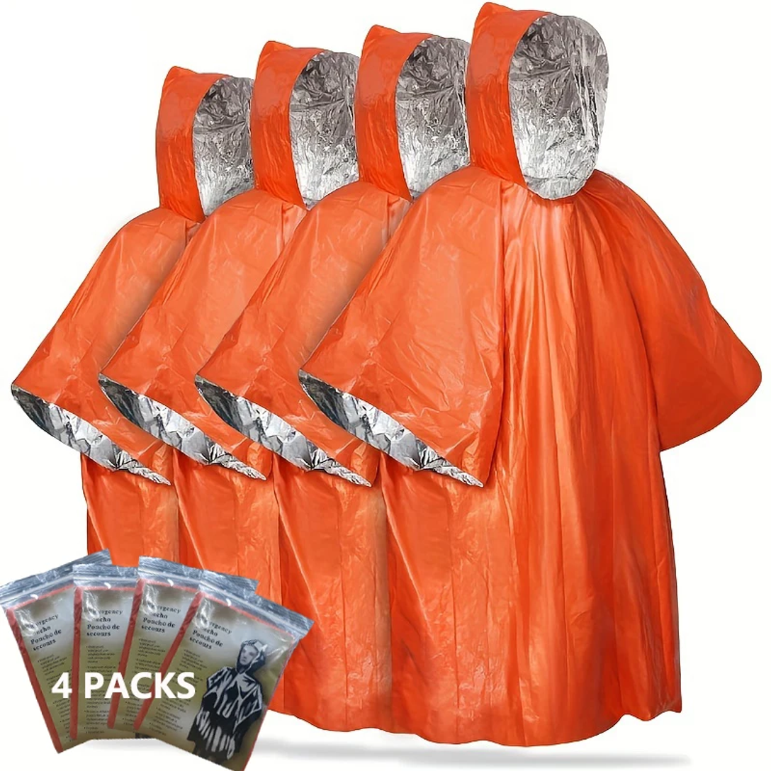 Emergency Rain Poncho with Hoo - Emergency Mylar Tent recensie en prijs